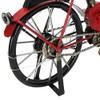 Red Mini Modern Bicycle Model Artwork Home Shop Decoration Ornament