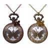 Avaner Hollow Butterfly Pocket Watches: Bronze Vintage Retro Analog Quartz