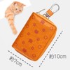 Mukojima MYS PLUS CATS Women's Smart Key Case, Camel Orange,