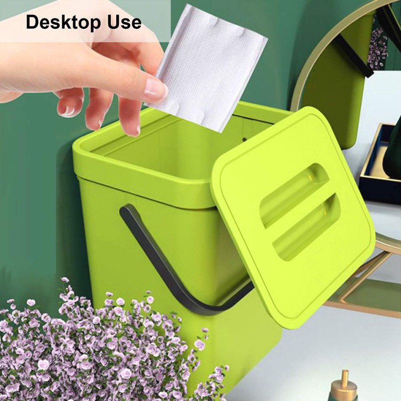 LALASTAR Food Waste Basket Bin for Kitchen, Small Countertop Compost