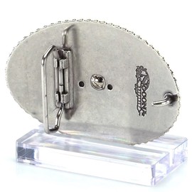 Nocona Belt Co. M&F H Initial Belt Buckle Silver