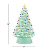 Mr. Christmas Nostalgic Ceramic Christmas Tree with LED Lights Indoor