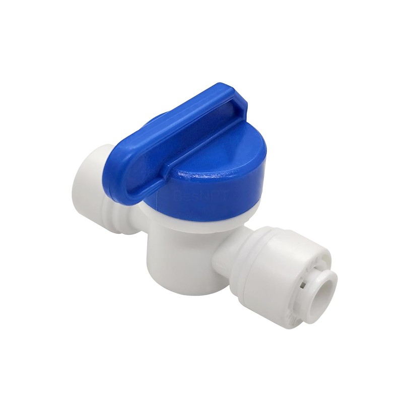 BesNPT 6PCS 3/8" OD Quick Connect Ball Valve for Reverse
