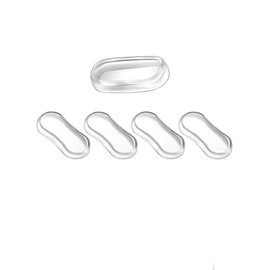 5Pcs Transparent Toilet Seat Bumper Set, Toilet Seat Buffers, Silicone Strong Adhesive Toilet Seats Lid Bumpers, Toilet Lid Rubber Pads for, Home Hotel and Hospital and Toilet Parts Bathroom Fixtures