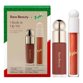 Set de Maquillaje Edición Limitada | Rare Beauty x Tajín | Rubor + Brillo de Labios