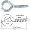 fiXte® Zinc Plated Screw in Eye Steel, 55 mm (2.1/8