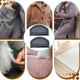 LiJuanWang Wollkamm Pilling kamm,2 Stück Kamm aus Kaschmir,Kamm aus Wolle,Cashmere kamm Wollbürste Fusselkamm,Lint Remover,Für Wolle Kaschmir Und Weitere Stoffe,Kleidung,Und Tierhaare Zu Entfernen