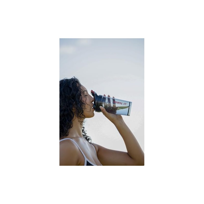 ROCKITZ Protein Shaker 800ml - leichte Reinigung + Protein Mischfeder