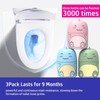 Toilet Bowl Cleaner, Cute Dinosaur-Shaped, Long-Lasting & Automatic，Ocean, Jasmine, Peach