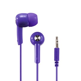 Hama Basic4Music Headset Stand (28 In-Ear, No Integrated Microphone, Headphone Bandwidth 20 to 20,000 Hz, Cable Length 1.2 m) Black/White/Arcadia/Purple