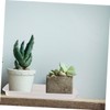 VICASKY 3pcs Plastic Flowerpot Water Trays Rectangular Potted Plant Bases