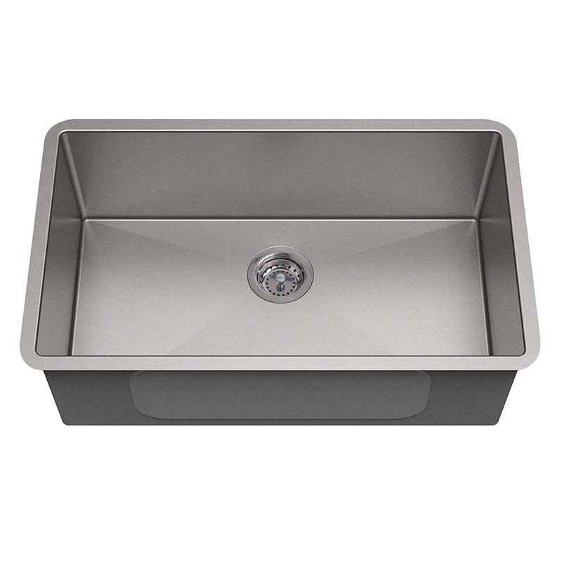 Hydro Master Kitchen Sink Basket Strainer Standard Drains(3-1/2 Inch)，Durable Stainless