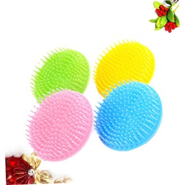 FOMIYES 4pcs Shampoo Brush Ergonomic Scalp Massager for Deep Cleaning Hairdressing Massage Comb for Adults Durable and Material for Home and Barber Shop