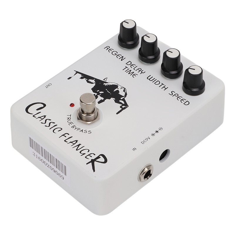 Guitar Effect Pedal Metallic Flanger Sounds Rapid Tremulous Vibrato Electric