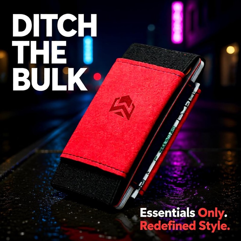 VBAX Elastic Wallet for Men & Women – Slim Minimalist
