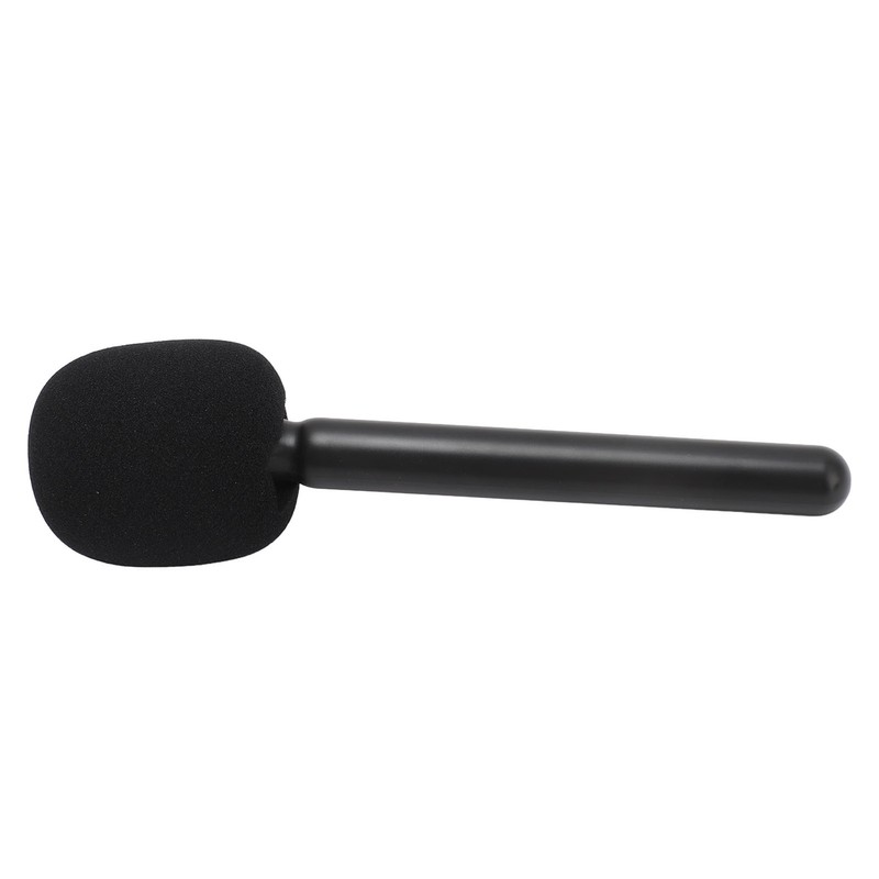 Wireless Mic Handheld Adapter with Windshield Foam Lightweight Interview Microphone