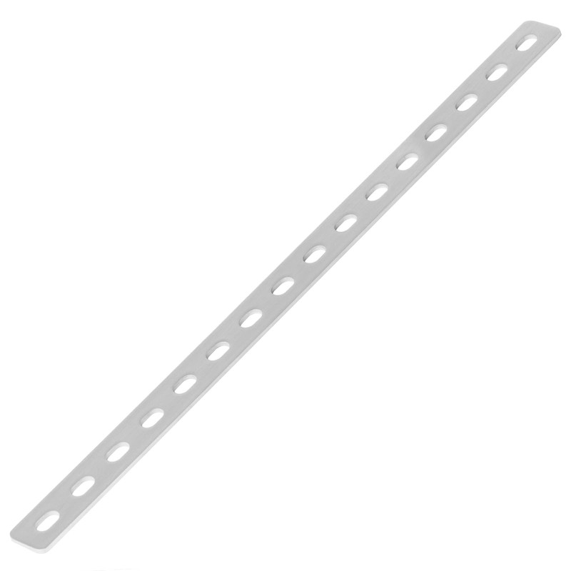 GBGS 4 Pcs 16" Flat Straight Brace Brackets,Stainless Steel Slotted