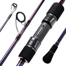 SOLOKING Ocean Rose Saltwater Fishing Rod, 2-Piece, Slow Pitch Jigging, Fuji Components, Toray Carbon Fiber (RG-S622-1-Spin-6'17''-L)