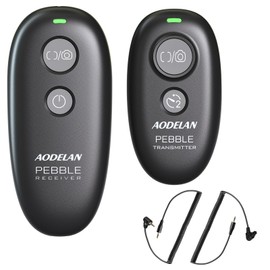 AODELAN Wireless Remote Shutter Release for Canon EOS R6, EOS R, ROS RP, 2000D, 250D, 5D, 6D Mark II, 7D Mark II, 90D, 760D, 750D, 700D, 600D; Olympus OM-D E-M1 Mark II