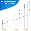 Sepetrel Pool Pole - Professional 15 Foot Telescoping Swimming Pool