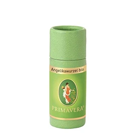 PRIMAVERA Ätherisches Öl Angelikawurzel bio 1 ml - Aromaöl, Duftöl, Aromatherapie - entkrampfend, kräftigend, wärmend - vegan