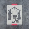 Nativity Manger Stencil - Reusable Stencil for Painting - Great