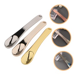 Mobestech 3-Piece Makeup Skincare Tool Set Mini Spatulas for Cosmetics Reusable Spoon for Women