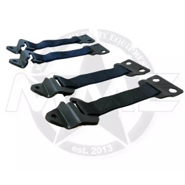 REPLACEMENT HUMVEE DOOR LIMITER STRAPS BLACK(Set Of 4) M998/M1123/M10