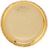 Royal Silver/Gold Round Stylish 23cm Silver/Gold Plated Paandan Tray Home