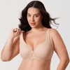 AISILIN Women's Minimizer Bra Plus Size Unlined Full Coverage Smooth