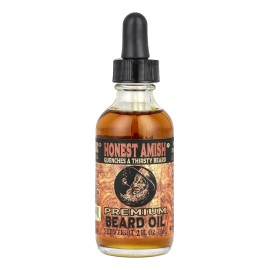 Honest Amish - Aceite Para Barba Premium - 2 Onzas