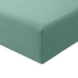 RUIKASI King Fitted Sheet Deep - Sage Green Bottom Sheet for Kingsize Bed with 40cm 16 Inches Extra Deep Sided Pocket, Soft Microfiber Bedsheet Ultra Deep Fit with Mattress