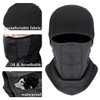 Pyrafox All Weather Balaclava: Waterproof, Thermal Hood & Fleece Face
