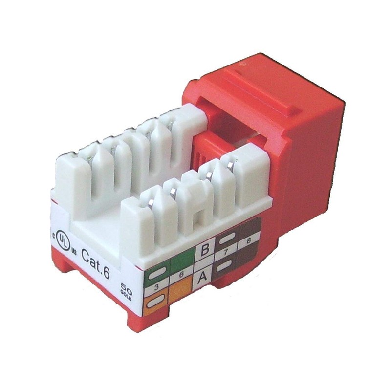 Kwikjack CAT6 Data Jack - 25 Piece Pack - Blue