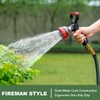 FANHAO Fireman Style Garden Hose Nozzle, Heavy Duty Metal Fire