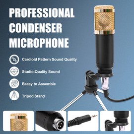 Home Studio Recording Kit Podcast Music Mixer Equipment Condenser Microphone Set BM800 High-Performance