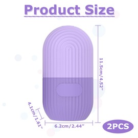 2 Stück Ice Roller,Eisroller Gesicht,Ice Roller Gesicht,Eisroller,Face Ice Roller,Reduziert Fältchen, Beseitigt Schwellungen, Strafft die Haut, Wiederverwendbar