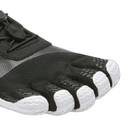 Vibram Women's FiveFingers KSO EVO, Black/White, 37 EU / 7-7.5 US