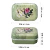 COLLBATH Vintage Tinplate Jewellery Box with Lid, Set of 8,
