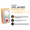 WICKED Life Jacket Strobe Light for Man Overboard Survival Vest;