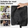 Veemoon Small Stroller Bottom Organizer Basket Baby Stroller Additional Storage