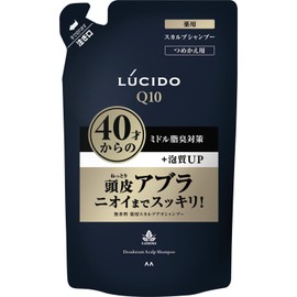 LUCIDO(ルシード) 【医薬部外品】薬用 スカルプ デオシャンプー 詰め替え メンズ 加齢臭対策 頭皮ケア シャンプー 無香料 詰替え用 380ml