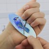 Blue Jay Watercolor Northeastern Bird Double-Sided Oval Nail File Emery