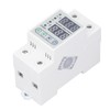Digital Display 2P Voltage Protector Automatic Reset Under Over Voltage