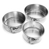 Fox Run Mini Springform Pan Set, Tin-Plated Steel, 3-Piece