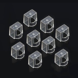 HiCHN RJ45 Plug Protector Dust Covers 50 Pcs Transparent Click on/Lockable, Ethernet Plug Sheath Cable Plug Connector Cover for RJ45 CAT5e/Cat6/Cat7/Cat8