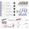 Set De 90 Pares Almohadillas De Nariz Para Gafas Repuestos
