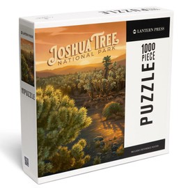 Lantern Press 1000 Piece Jigsaw Puzzle, Joshua Tree National Park, California, Oil Painting