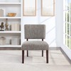OSP Home Furnishings Jasmine ‎Mid-Century Modern Accent Chair with Wood
