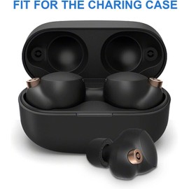 3Paar Momery Foam Ohrstöpsel für Sony WF-1000XM4 Wireless True Kopfhörer,In-Ear Noise Cancellation Ear Tips Ersatz für WF-1000XM3 WF-SP900 WI-1000X WF WI XBA Series Fit Charging Case Größe